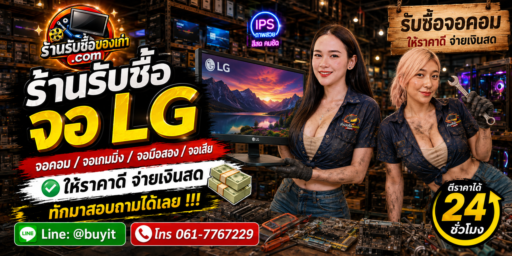 ร้านรับซื้อ จอ LG ไม่จำกัดจำนวน รับถึงที่และประเมินตามรุ่น สเปก และสภาพ Panel