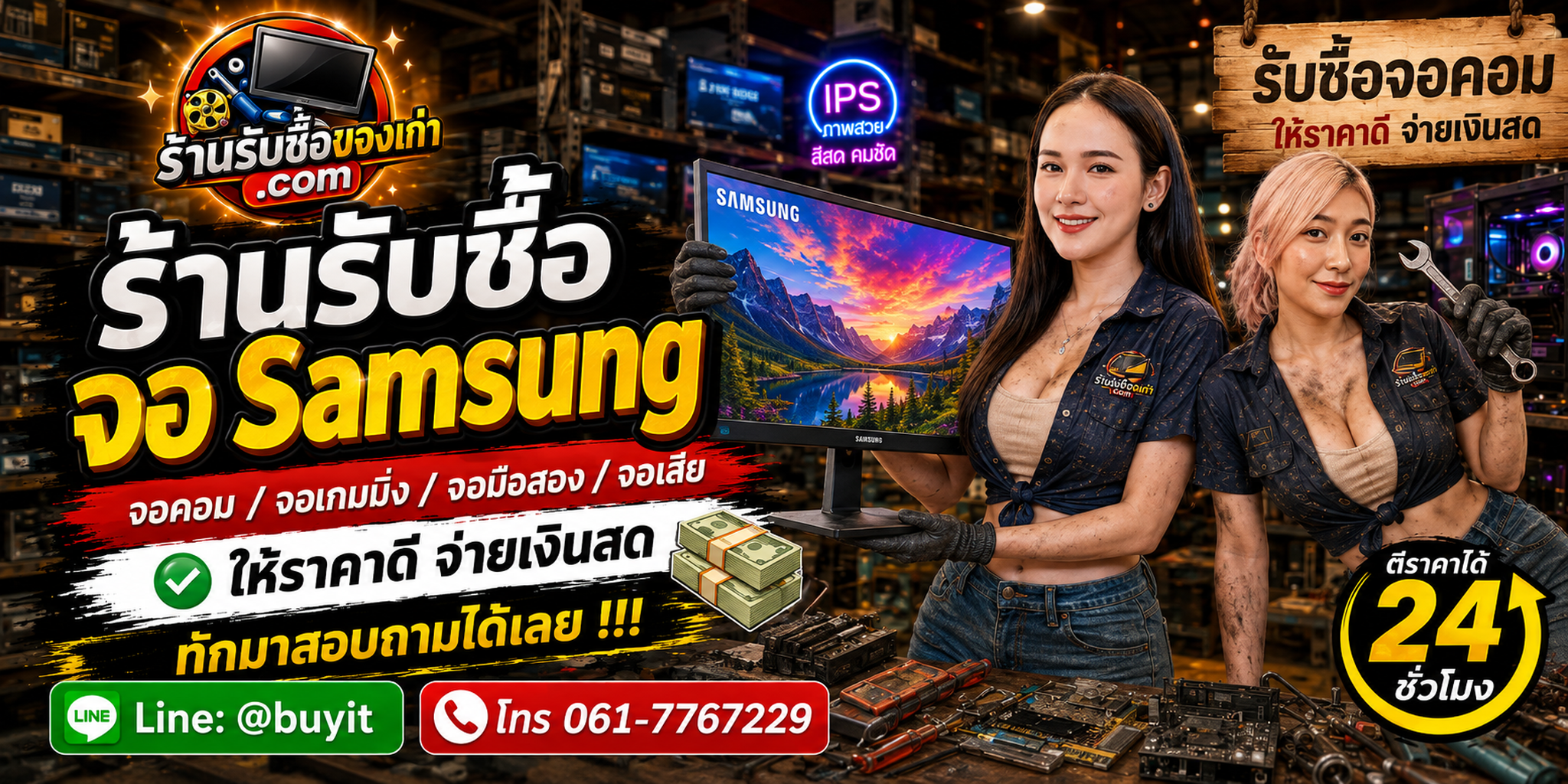 ร้านรับซื้อ จอ Samsung ไม่จำกัดจำนวน รับถึงที่และประเมินตาม Odyssey ViewFinity Smart Monitor Essential Monitor และสภาพจริง